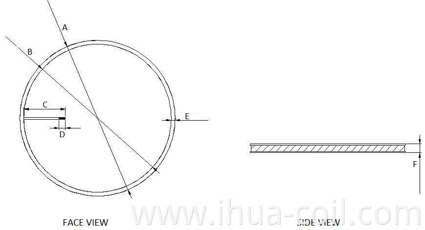 Customized High Quality Voltage Toroid Air Core Induction Coil Power Coil for Electronic Apparatus